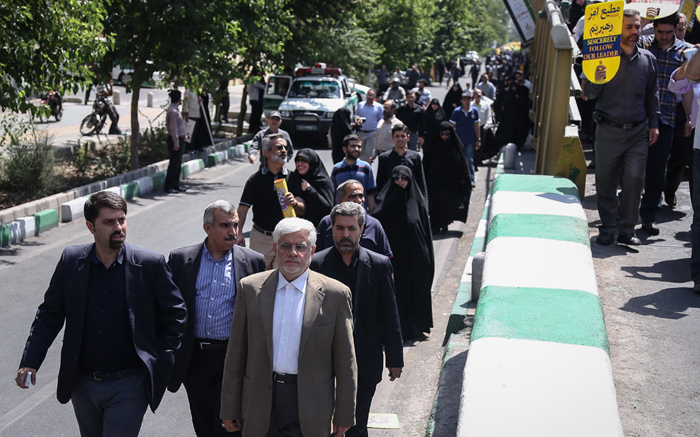 (تصاویر) حضور مقامات در راهپیمایی روز قدس (تصاویر) حضور مقامات در راهپیمایی روز قدس