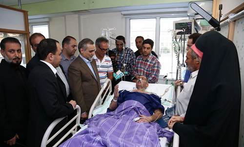 (تصاویر) عیادت فریدون از عباسپور (تصاویر) عیادت فریدون از عباسپور