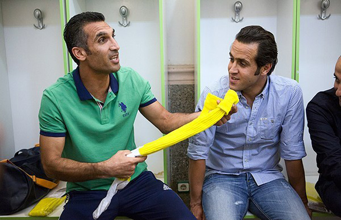 (تصاویر) کریمی و فردوسی‌پور در تمرین ستارگان