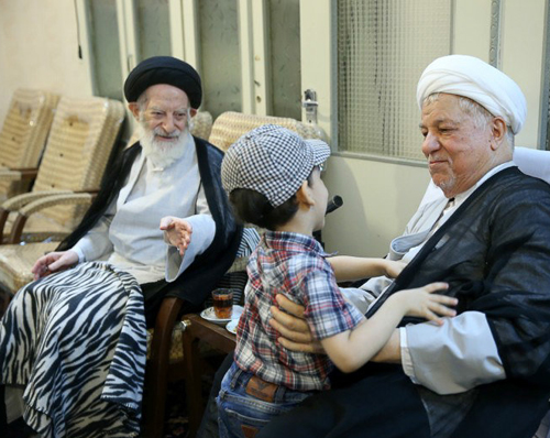 دیدار هاشمی با آیت الله شبیری زنجانی