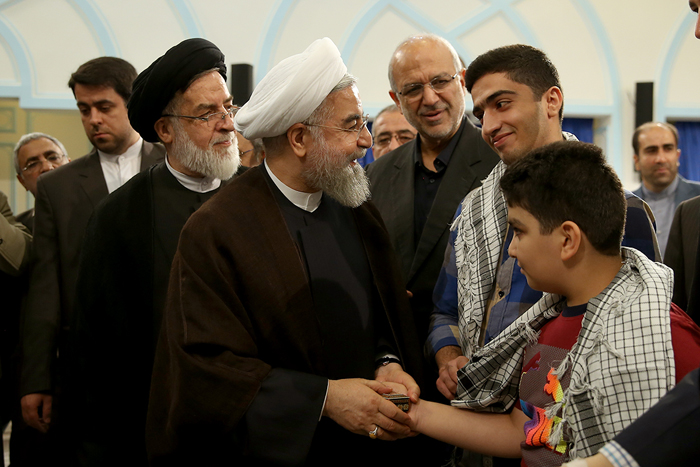(تصاویر) دیدار روحانی با جانبازان (تصاویر) دیدار روحانی با جانبازان