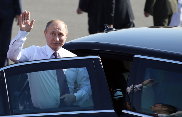 (تصاویر) ورود پوتین به تهران