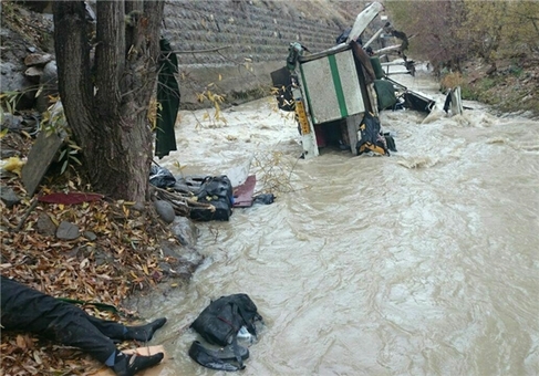 تصاویری از حادثه دلخراش هراز
