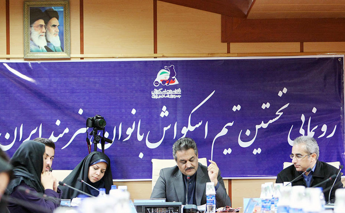 (تصاویر) رونمایی تیم اسکواش بانوان هنرمند