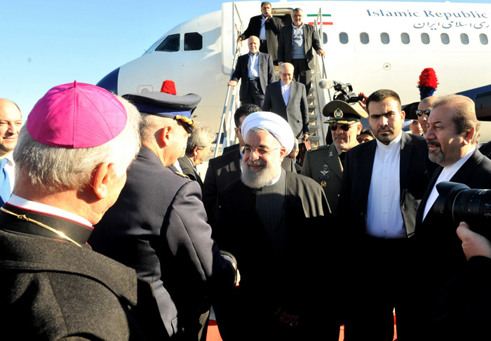 (تصاویر) سفر روحانی به ایتالیا