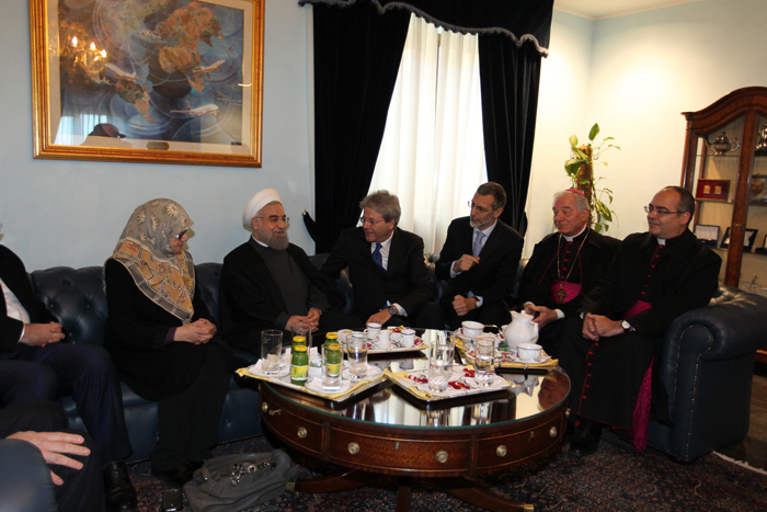 (تصاویر) سفر روحانی به ایتالیا