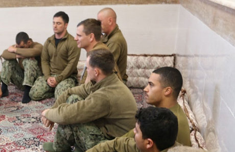 تصاویر جدید از دستگیری تفنگداران امریکایی تصاویر جدید از دستگیری تفنگداران امریکایی