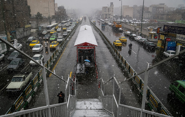 (تصاویر) برف و سرما در تهران (تصاویر) برف و سرما در تهران