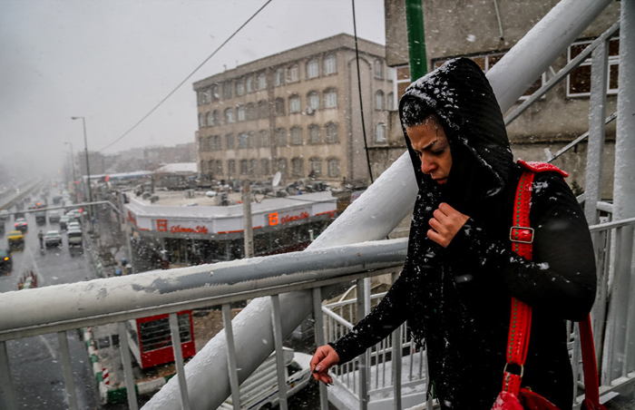 (تصاویر) برف و سرما در تهران (تصاویر) برف و سرما در تهران