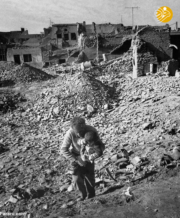 تصاویر دردناک از حمله عراق به شهرهای ایران