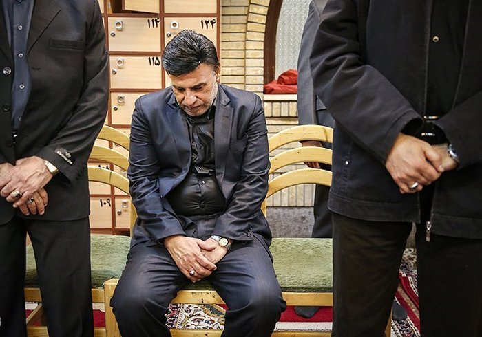 (تصاویر) مجلس ترحیم غلامحسین مظلومی