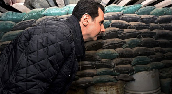 (تصاویر) بشار اسد در میدان نبرد (تصاویر) بشار اسد در میدان نبرد