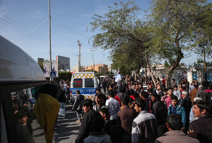 (تصاویر) استقبال از روحانی در بوشهر (تصاویر) استقبال از روحانی در بوشهر