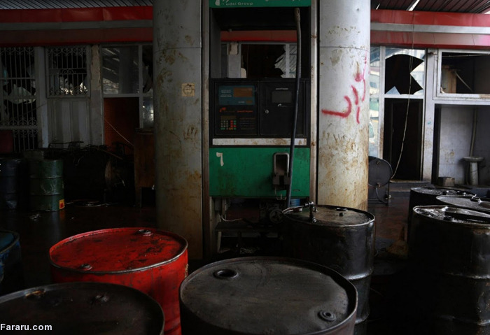 (تصاویر) تجارت نفتی داعش در سوریه