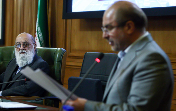 (تصاویر) قالیباف بودجه را تحویل چمران داد