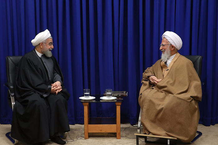 (تصاویر) دیدار روحانی با علما و مراجع قم (تصاویر) دیدار روحانی با علما و مراجع قم