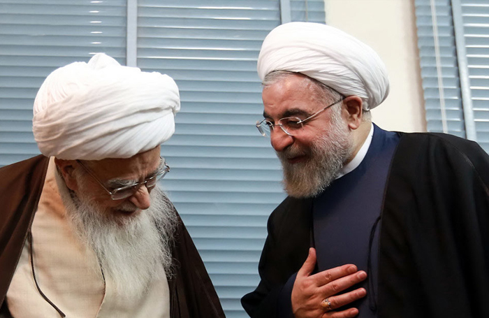 (تصاویر) دیدار روحانی با علما و مراجع قم (تصاویر) دیدار روحانی با علما و مراجع قم