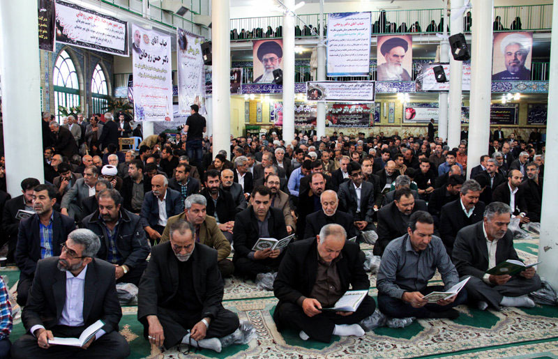 مراسم هفتمین روز درگذشت مادر روحانی در سرخه مراسم هفتمین روز درگذشت مادر روحانی در سرخه