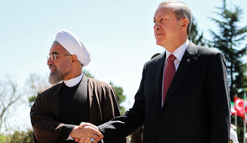 مذاکره خصوصی اردوغان و روحانی در سعدآباد