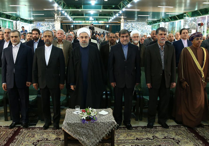 (تصاویر) روحانی در افتتاحیه نمایشگاه کتاب (تصاویر) روحانی در افتتاحیه نمایشگاه کتاب