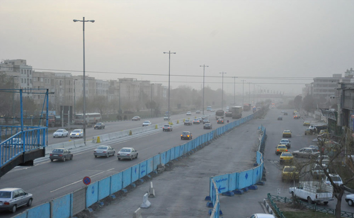 (تصاویر) ریزگردها در کرج (تصاویر) ریزگردها در کرج