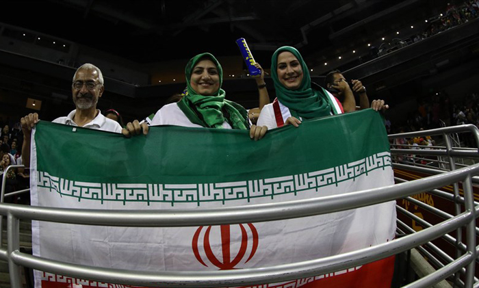 (تصاویر) دیدار والیبال ایران و امریکا