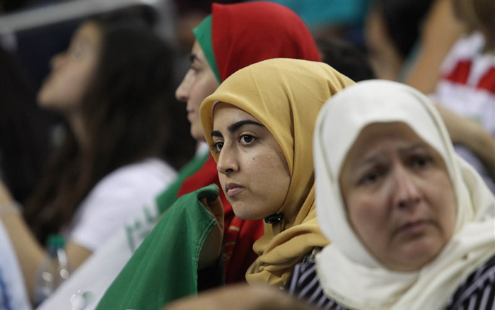 (تصاویر) دیدار والیبال ایران و امریکا