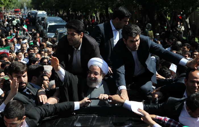 (تصاویر) استقبال از روحانی در تبریز (تصاویر) استقبال از روحانی در تبریز