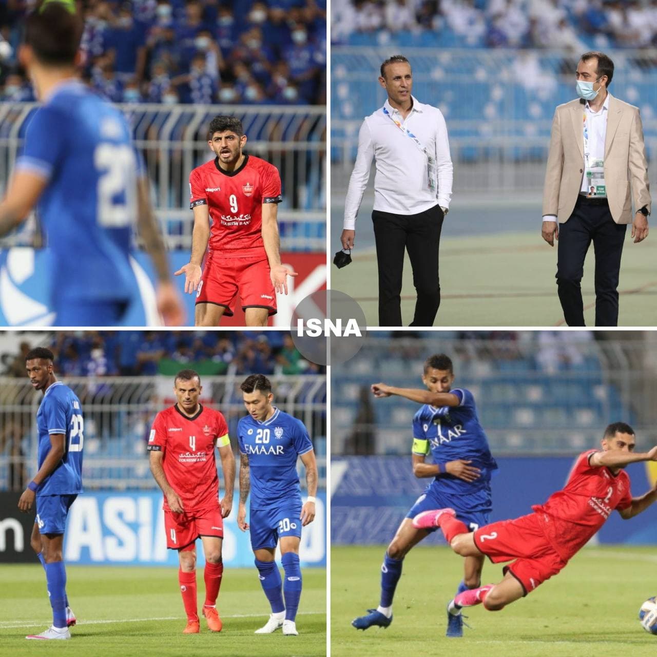 تصاویری از شب تلخ پرسپولیس ایران در عربستان