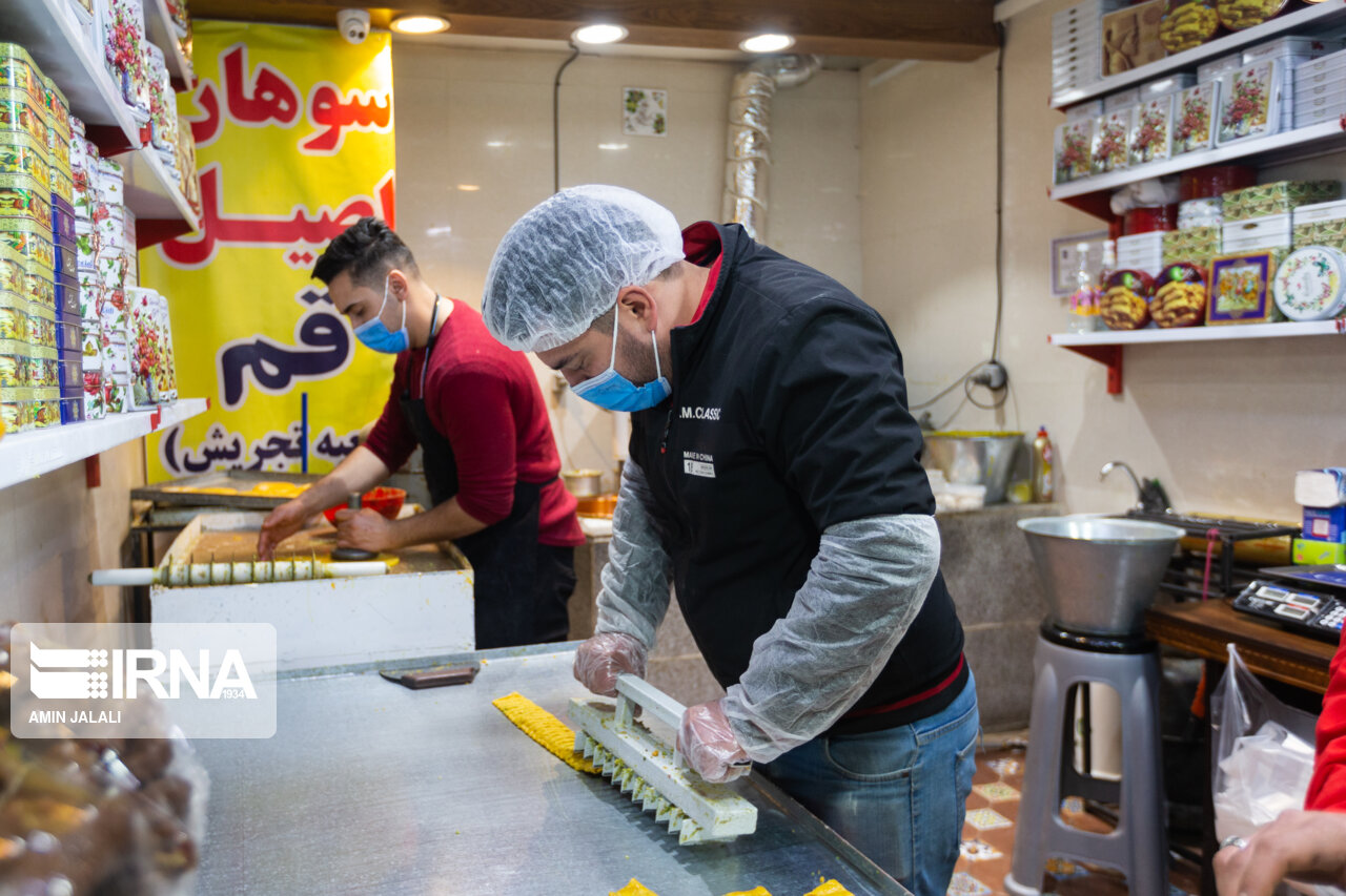 (تصاویر) خرید شب یلدا در بازار تجریش