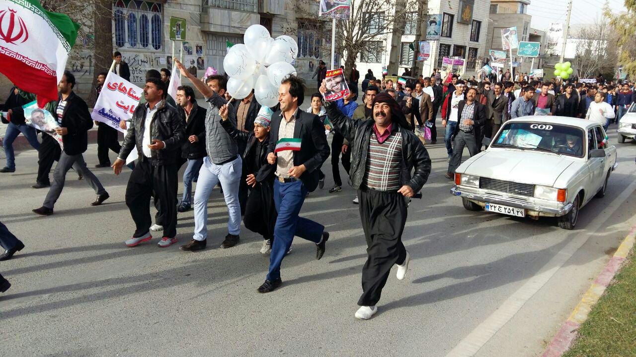 (تصاویر) شور انتخاباتی در اسلام آباد غرب