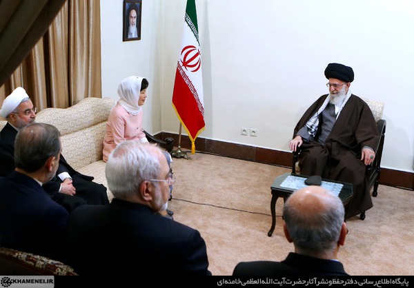 دیدار رییس جمهور کره جنوبی با رهبر انقلاب دیدار رییس جمهور کره جنوبی با رهبر انقلاب