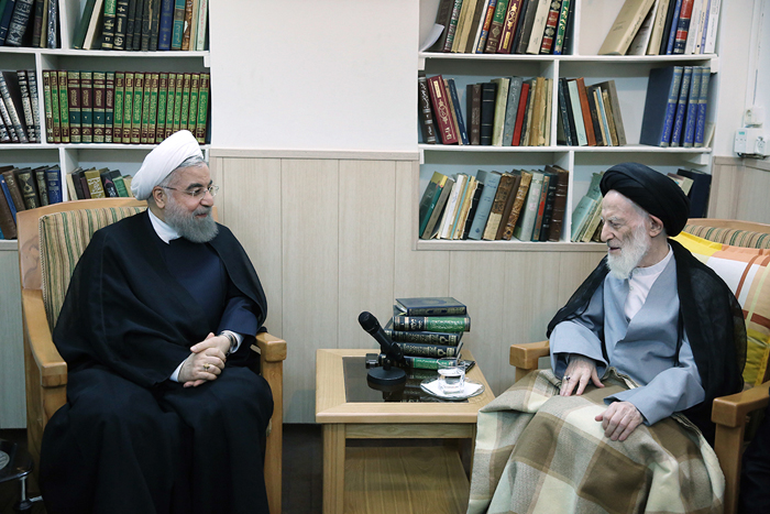 (تصاویر) دیدار روحانی با مراجع قم (تصاویر) دیدار روحانی با مراجع قم