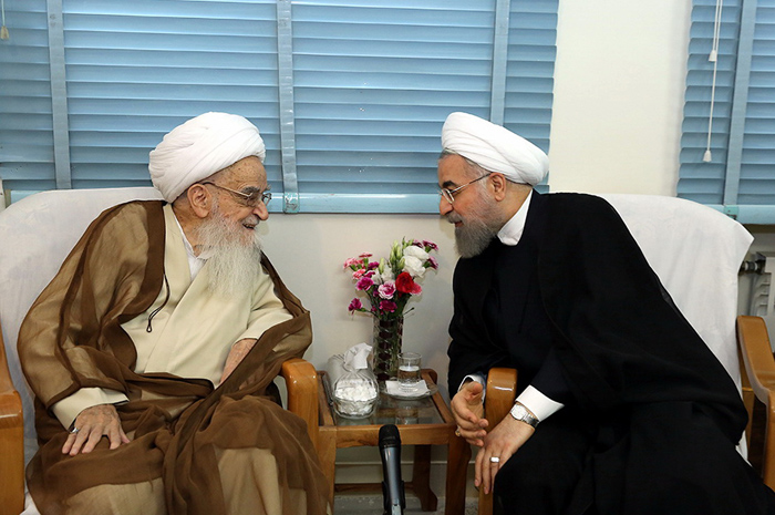 (تصاویر) دیدار روحانی با مراجع قم (تصاویر) دیدار روحانی با مراجع قم
