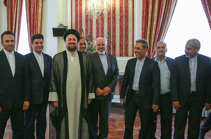 (تصاویر) سید حسن خمینی میهمان ظریف (تصاویر) سید حسن خمینی میهمان ظریف