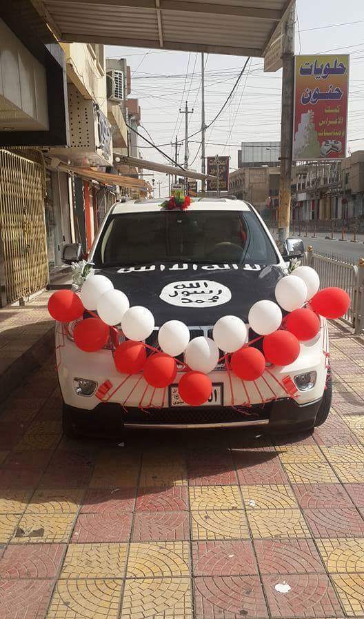 (تصویر) ماشین عروس داعش