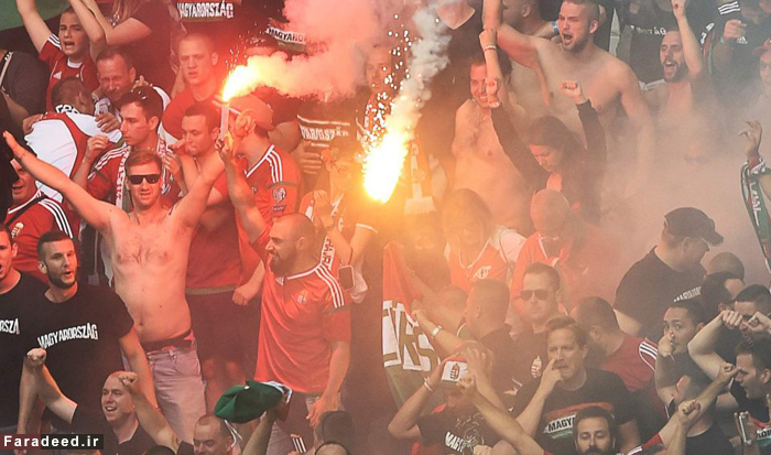 (تصاویر) آشوب هواداران ایسلند و مجارستان (تصاویر) آشوب هواداران ایسلند و مجارستان
