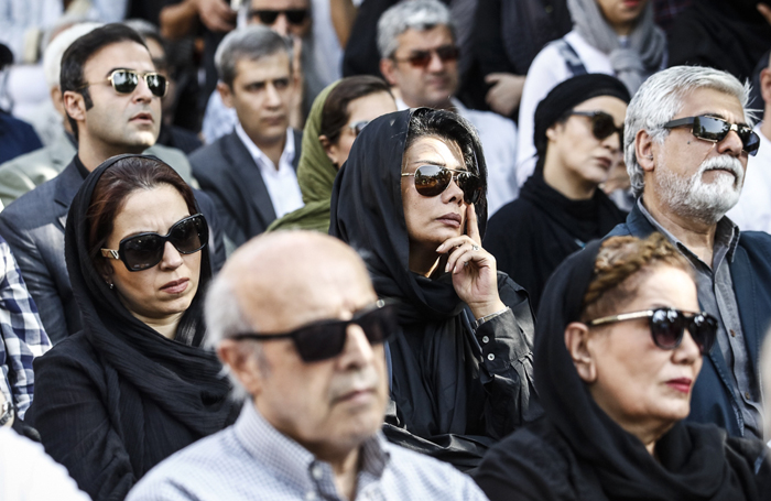 (تصاویر) مراسم وداع با عباس کیارستمی (تصاویر) مراسم وداع با عباس کیارستمی