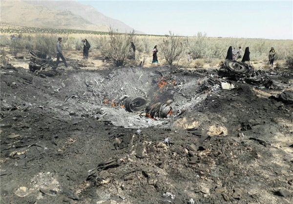 سقوط جنگنده ارتش در استان فارس +(تصویر)