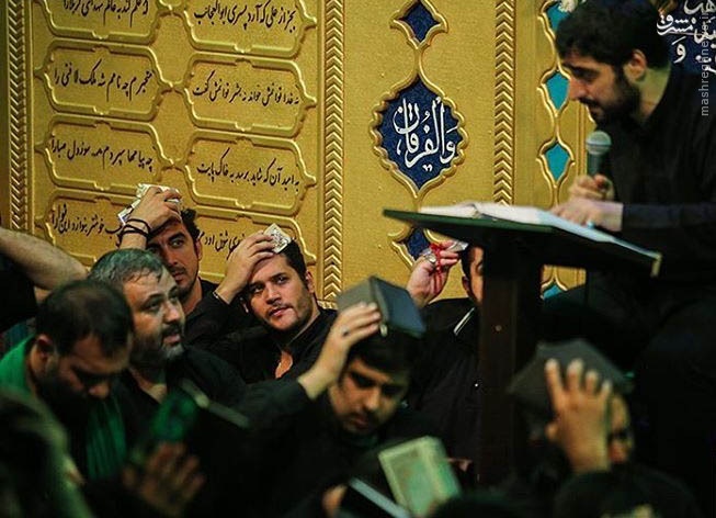 (تصویر) مهدی رحمتی در مراسم شب قدر