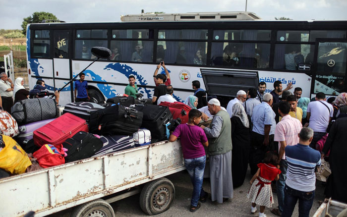 (تصاویر) گذرگاه رفح بازشد (تصاویر) گذرگاه رفح بازشد