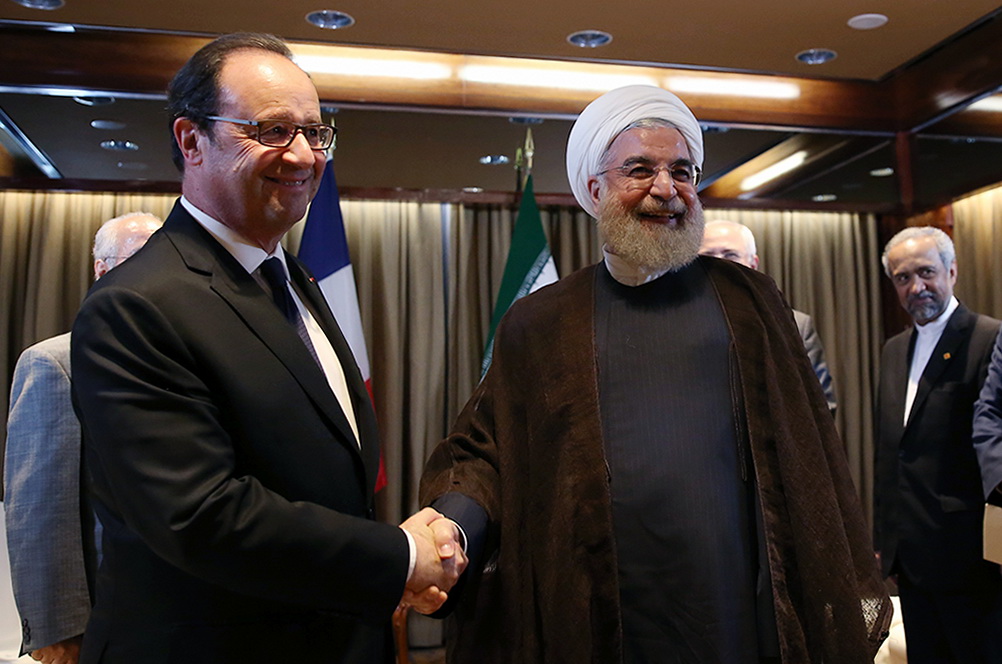 (تصاویر) دکتر روحانی در دیدار فرانسوا اولاند (تصاویر) دکتر روحانی در دیدار فرانسوا اولاند
