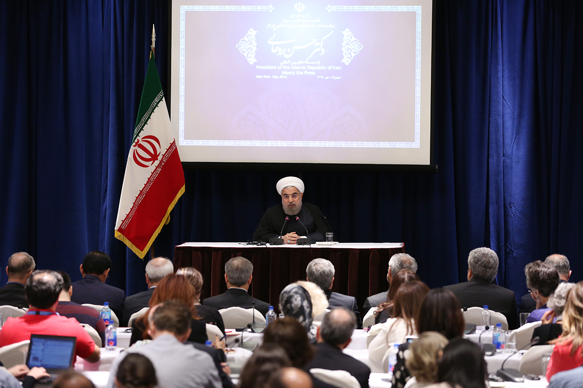 (تصاویر) نشست خبری روحانی در نیویورک (تصاویر) نشست خبری روحانی در نیویورک