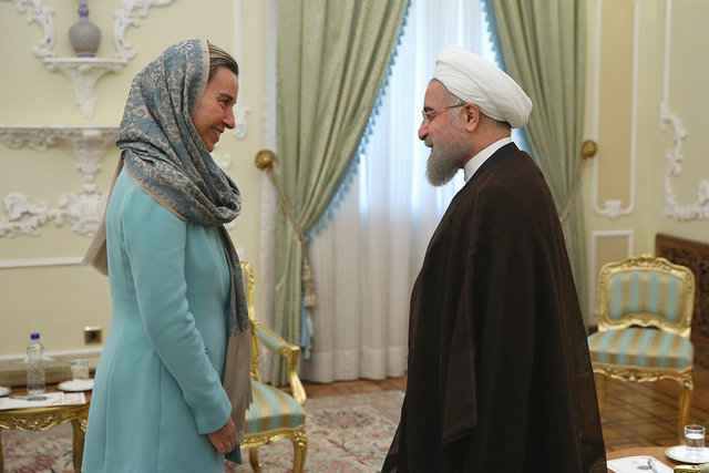 موگرینی در مسیر بازگشت از تهران چه نوشت؟ موگرینی در مسیر بازگشت از تهران چه نوشت؟