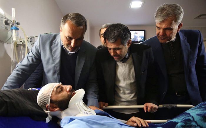 (تصاویر) مجروحان حادثه قطار سمنان (تصاویر) مجروحان حادثه قطار سمنان