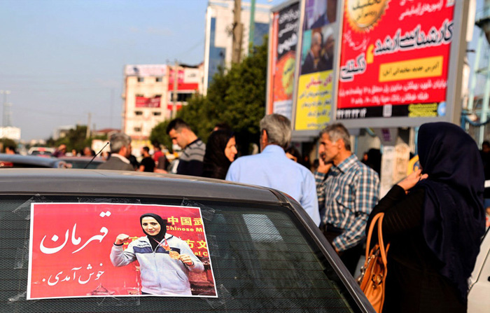 (تصاویر) استقبال از بانوی قهرمان در آمل (تصاویر) استقبال از بانوی قهرمان در آمل