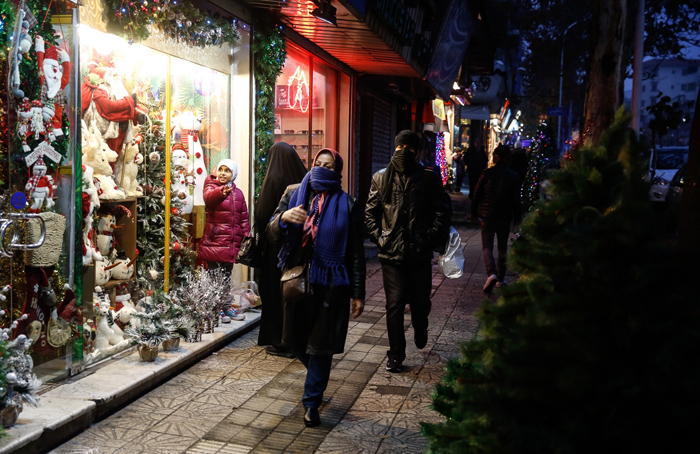 (تصاویر) کریسمس در تهران