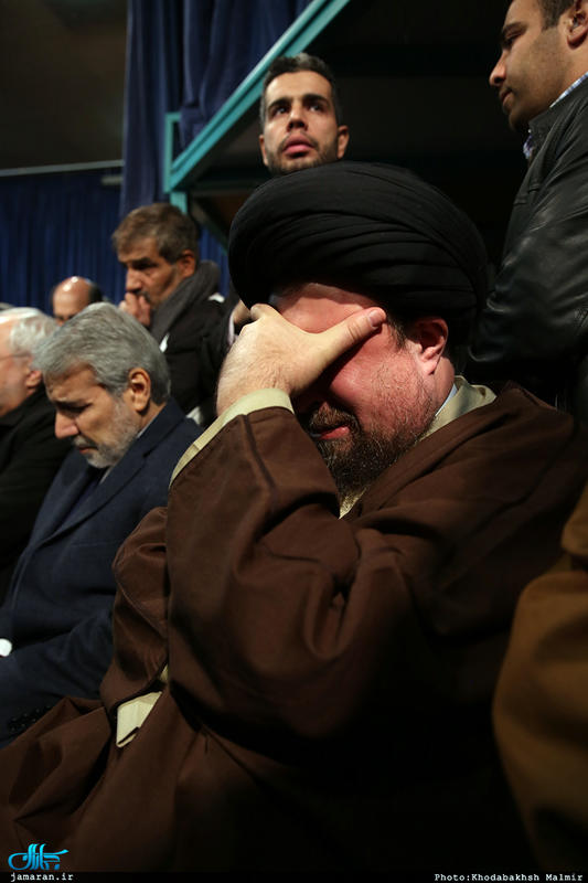 (تصاویر) گریه سیدحسن خمینی برای هاشمی (تصاویر) گریه سیدحسن خمینی برای هاشمی