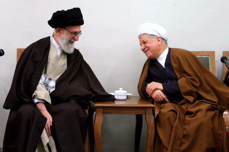 (تصاویر) هاشمی و رهبرانقلاب