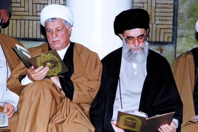 (تصاویر) هاشمی و رهبرانقلاب